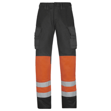  Snickers 3833 Hi-Vis Trousers, Class 1 Various Colours