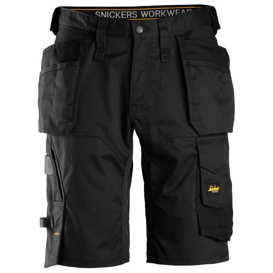 Snickers 6151 AllroundWork, Stretch Loose Fit Holster Pockets Work Shorts Various Colours - Deals