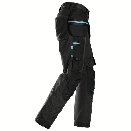 Snickers 6210 LiteWork, 37.5® Holster Pocket Work Trousers Black / 150 (35" Waist, 35" Leg)