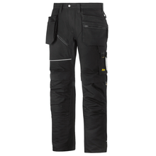  Snickers 6215 RuffWork Cotton, WorkTrousers+Holster Pockets Black