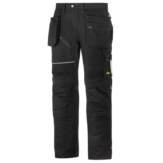 Snickers 6215 RuffWork Cotton, WorkTrousers+Holster Pockets Black
