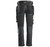 Snickers 6241 AllroundWork, pantalon de travail extensible avec genouillères et poches holster, gris acier Achetez maintenant chez Workwear Nation !
