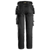 Snickers 6247 AllroundWork, Womens Holster Pockets Stretch Trousers Black / Waist 28" - Leg 31"