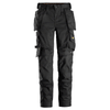 Snickers 6247 AllroundWork, Womens Holster Pockets Stretch Trousers Black / Waist 28" - Leg 31"