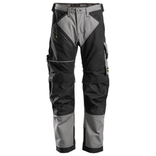  Snickers 6314 RuffWork, Canvas+ Kneepad Work Trousers Grey