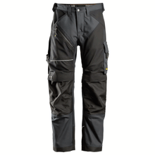  Snickers 6314 RuffWork, Canvas+ Kneepad Work Trousers Steel Grey