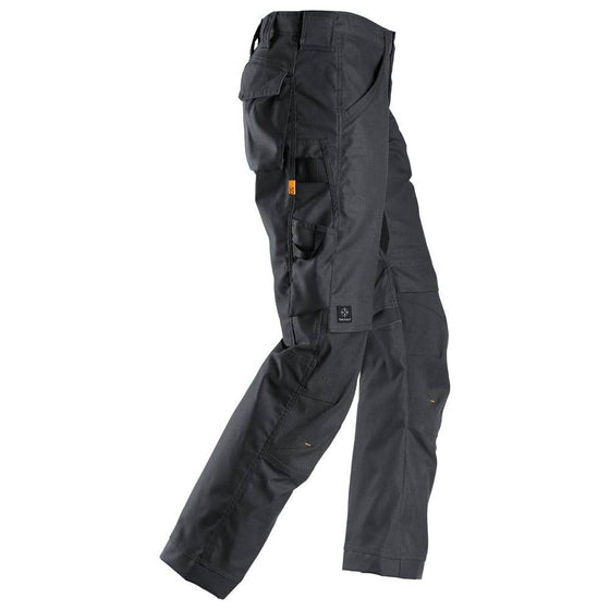 Snickers 6324  AllroundWork, Canvas+ Stretch Work Trousers+ Steel Grey