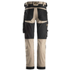 Snickers 6341 AllroundWork Stretch Kneepad Trousers Khaki / Black / 120 (44" Waist, 30" Leg)