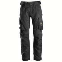  Snickers 6351 AllroundWork, Stretch Loose Fit Work Trousers Black