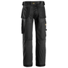 Snickers 6351 AllroundWork, Stretch Loose Fit Work Trousers Black / 48 (33" Waist, 32" Leg)