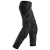Snickers 6351 AllroundWork, Stretch Loose Fit Work Trousers Black / 48 (33" Waist, 32" Leg)