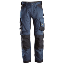  Snickers 6351 AllroundWork, Stretch Loose Fit Work Trousers Navy Blue