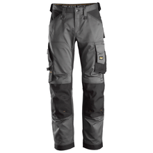  Snickers 6351 AllroundWork, Stretch Loose Fit Work Trousers Steel Grey