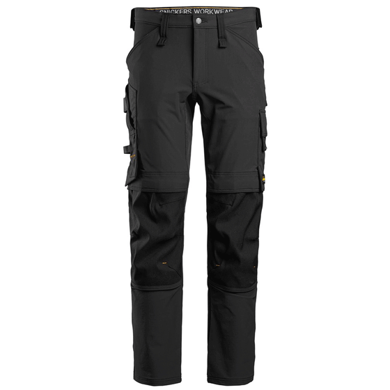 Snickers 6371 AllroundWork, Full Stretch Kneepad Trouser Black