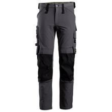  Snickers 6371 AllroundWork, Full Stretch Kneepad Trouser Steel Grey