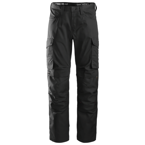 Snickers 6801 Service Trousers + Knee Pockets Black