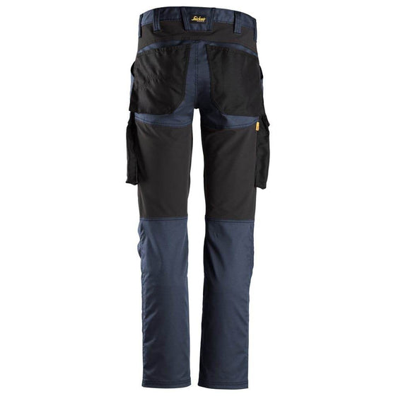 Snickers 6803 AllroundWork, Stretch Trousers without Knee Pockets Navy
