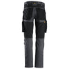 Snickers 6803 AllroundWork, Stretch Trousers without Knee Pockets Steel Grey / 33" Waist - 30" Leg