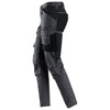 Snickers 6803 AllroundWork, Stretch Trousers without Knee Pockets Steel Grey / 33" Waist - 30" Leg