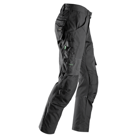 Snickers 6903 FlexiWork Stretch Kneepad Work Trousers Black