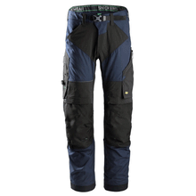  Snickers 6903 FlexiWork Stretch Kneepad Work Trousers Navy Blue