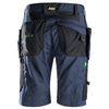 Snickers 6904 FlexiWork Holster Pocket Work Shorts Navy Blue / Black / Waist Size 36" / Snickers Size: 52