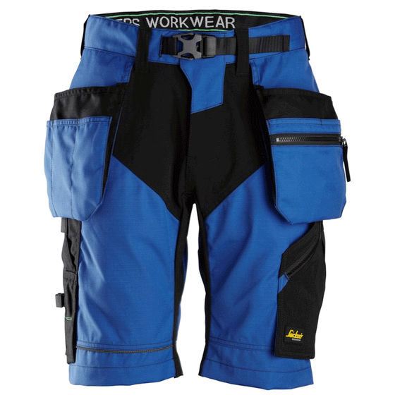 Snickers 6904 FlexiWork Holster Pocket Work Shorts Various Colours