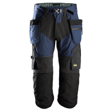  Snickers 6905 FlexiWork Holster Pocket Pirate Work Trousers Navy Blue/Black