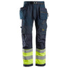 Snickers 6931 FlexiWork Hi-Vis Work Trousers Holster Pockets CL1 Various Colours Only Buy Now at Workwear Nation!