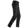 Snickers 6972 FlexiWork, Work Trousers+ Detachable Holster Pockets Black / 31" Waist - 28" Leg