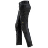 Snickers 6972  FlexiWork, Work Trousers+ Detachable Holster Pockets Black / 39" Waist - 32" Leg