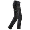 Snickers 6972  FlexiWork, Work Trousers+ Detachable Holster Pockets Black / 35" Waist - 30" Leg
