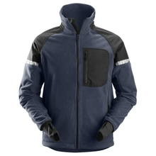  Snickers 8005 AllroundWork Windproof Fleece Jacket Navy Large - Workwear Nation Ltd