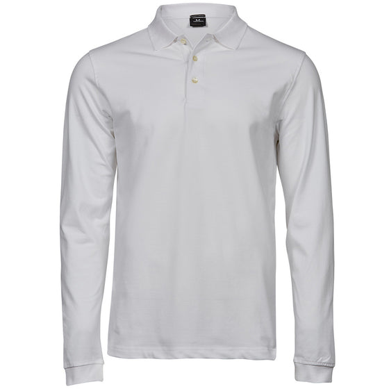 Tee Jays 1406 Luxury Stretch Long Sleeve Polo Shirt