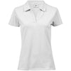 Tee Jays 1409 Ladies Luxury Stretch V Neck Polo Shirt