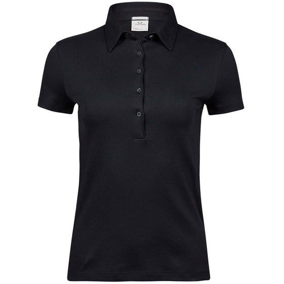 Tee Jays 1441 Ladies Pima Cotton Interlock Polo Shirt