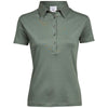 Tee Jays 1441 Ladies Pima Cotton Interlock Polo Shirt