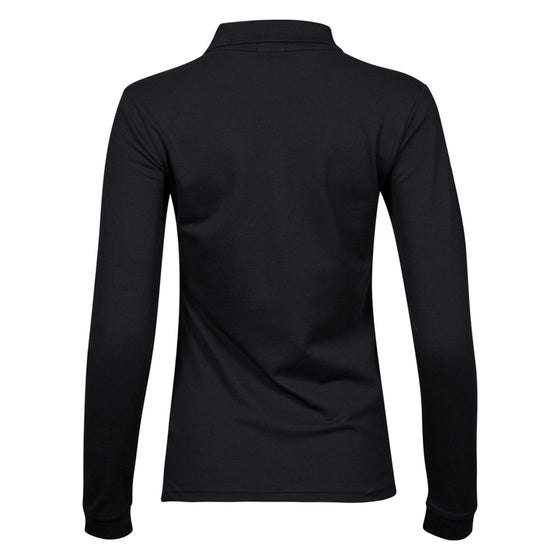 Tee Jays 146 Ladies Luxury Stretch Long Sleeve Polo Shirt