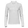 Tee Jays 146 Ladies Luxury Stretch Long Sleeve Polo Shirt