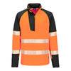 Portwest T172 PW3 Hi-Vis 1/4 Zip Sweatshirt Top