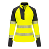 Portwest T173 PW3 Hi-Vis Women's 1/4 Zip Sweatshirt