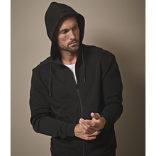  Tee Jays 5508 Ribbed Interlock Hooded Full Zip Sweat