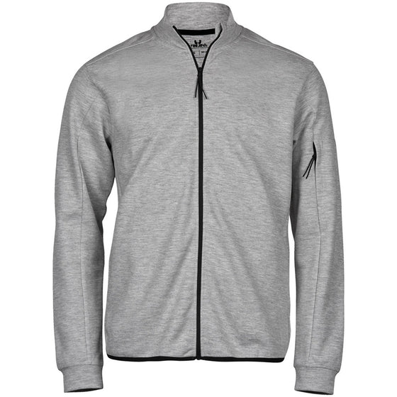 Tee Jays 5704 Athletic Full Zip Sweat Cardigan