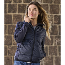  Tee Jays 9113 Ladies Hybrid-Stretch Hooded Jacket