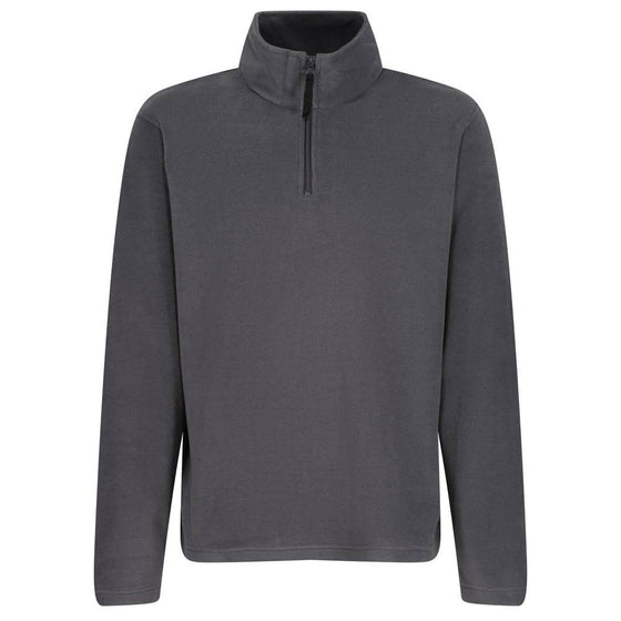 Regatta TRF549 Zip Neck Micro Fleece Jumper Black Large