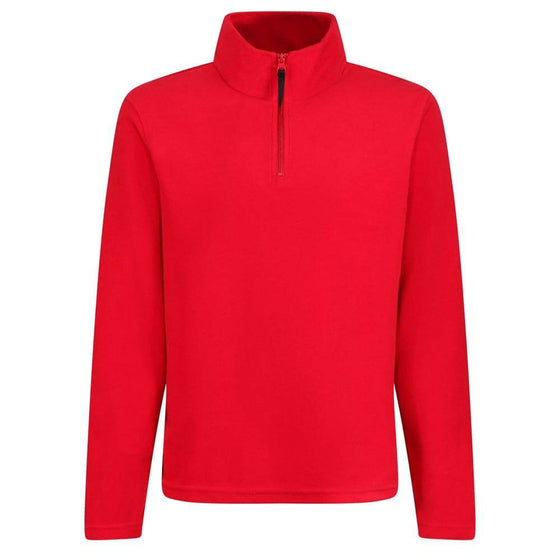 Regatta TRF549 Zip Neck Micro Fleece Jumper Black Large