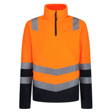  Regatta TRF660 Pro Hi-Vis Half Zip Fleece Top