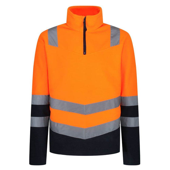 Regatta TRF660 Pro Hi-Vis Half Zip Fleece Top