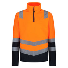  Regatta TRF660 Pro Hi-Vis Half Zip Fleece Top