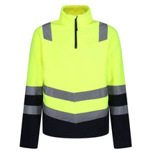  Regatta TRF660 Pro Hi-Vis Half Zip Fleece Top